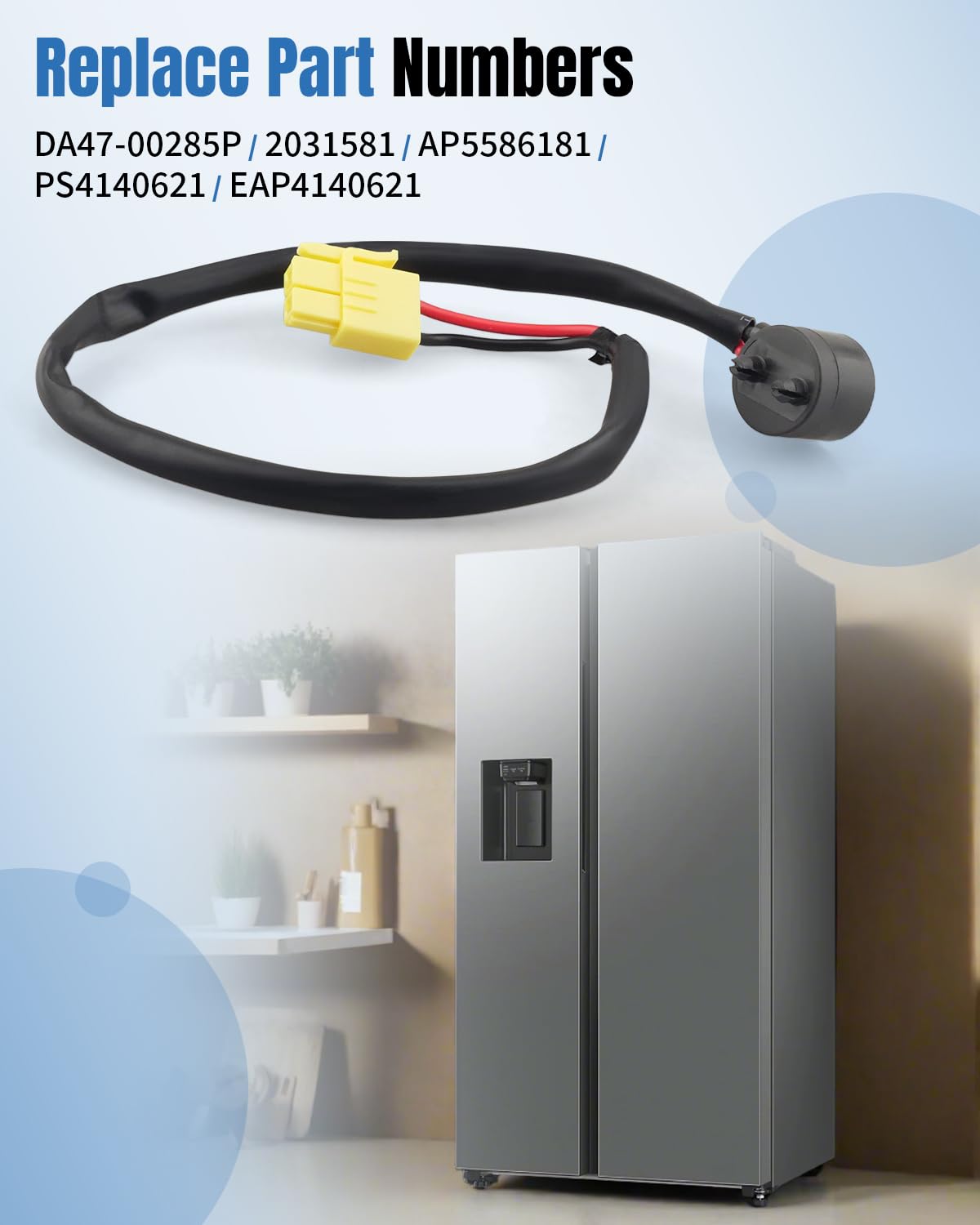 PS4140621 EAP4140621 compatible defrost thermostat replacement