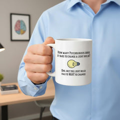 Psychologist coffee mug 11 oz white ceramic