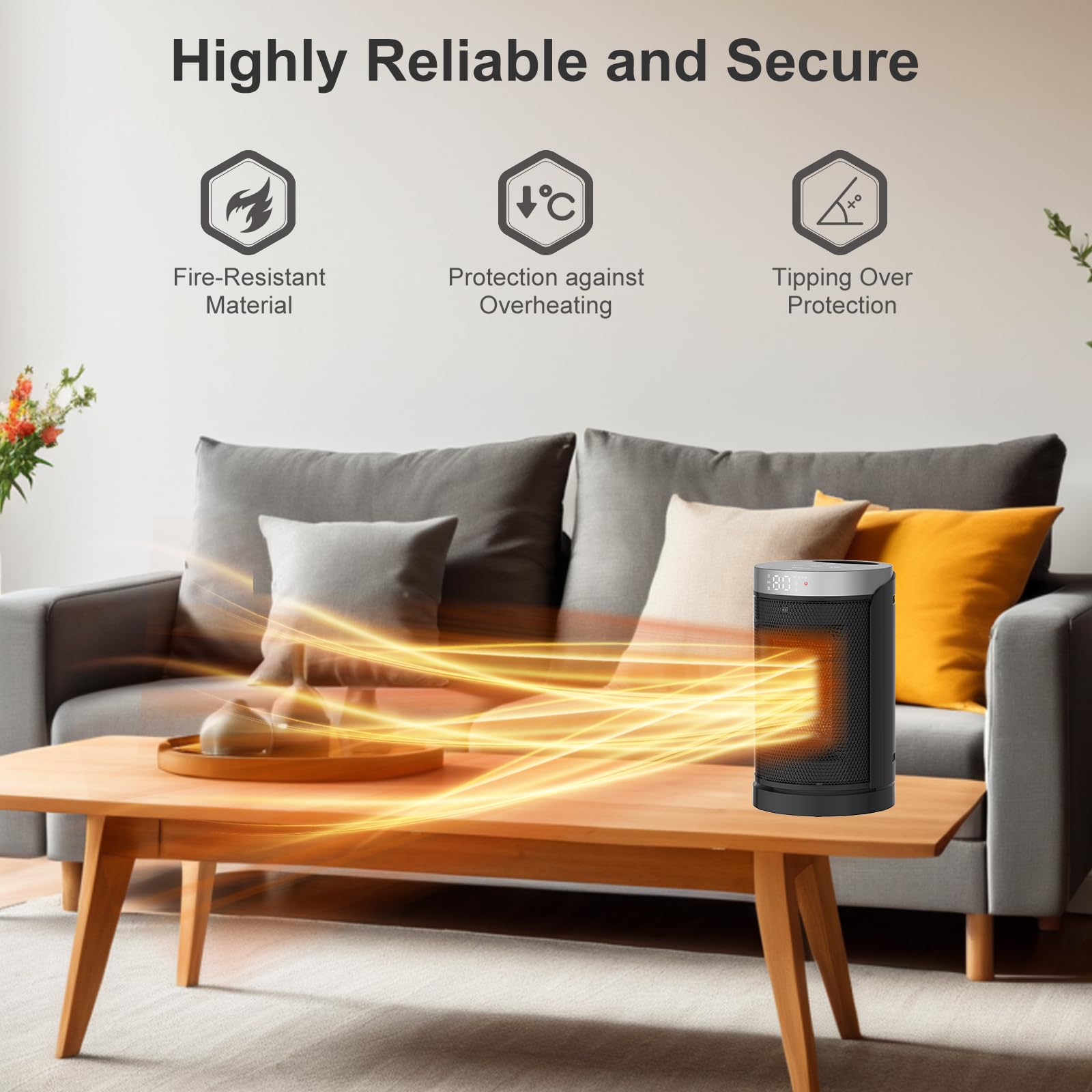 PTC ceramic heating element inside WINHL heater