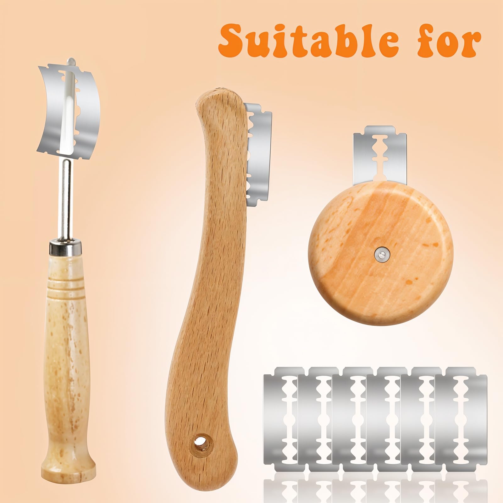 Ptwola sourdough scoring tool refill blades