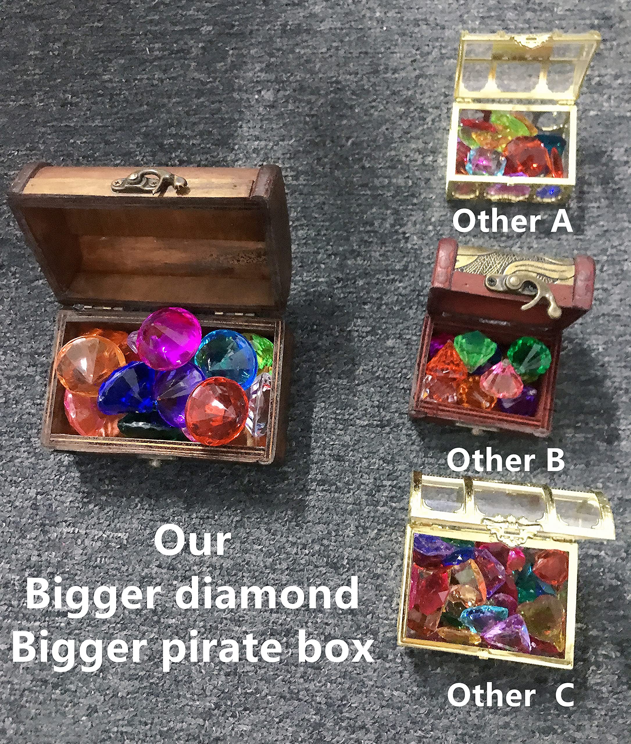 Pool toy set with diamonds and chest product image