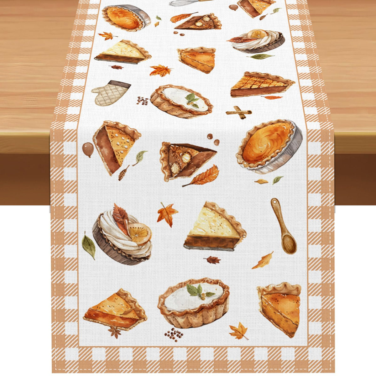 Pudodo Little Cutie Pie Table Runner on dining table