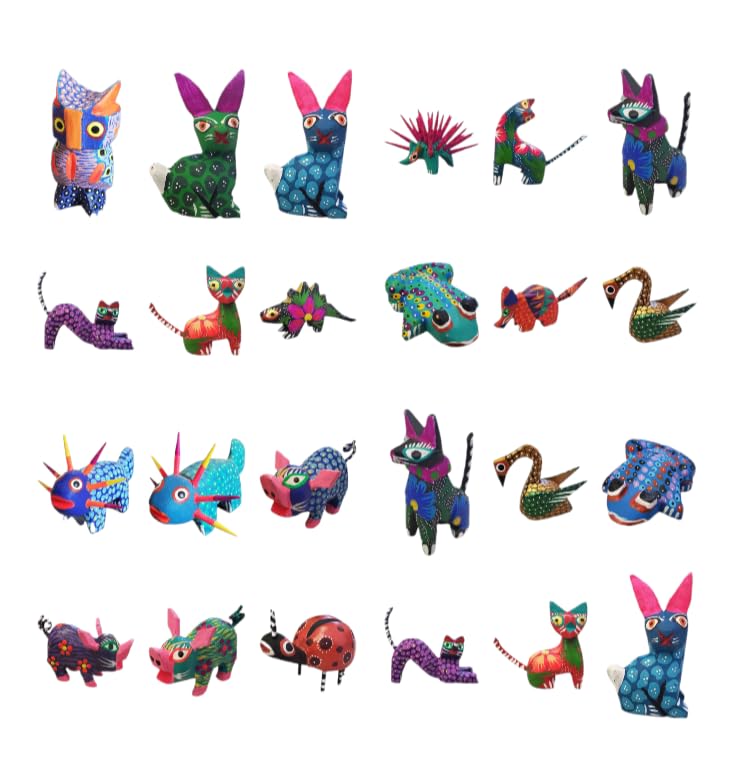 Puerta21 alebrijes set animal figurines image 1