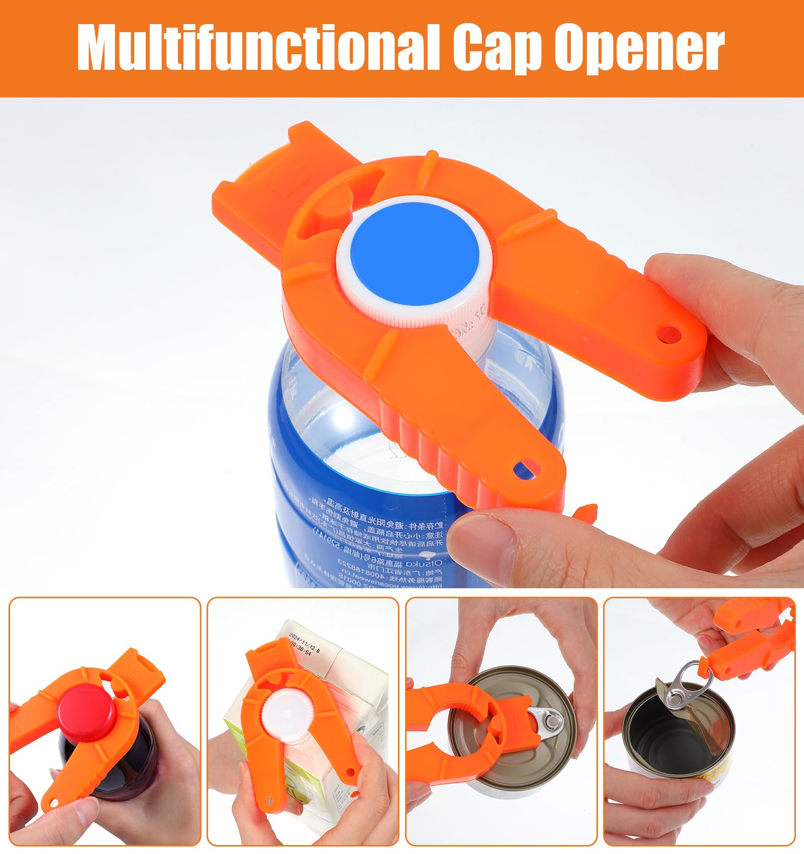 Lightweight premium plastic bottle opener with smooth edges