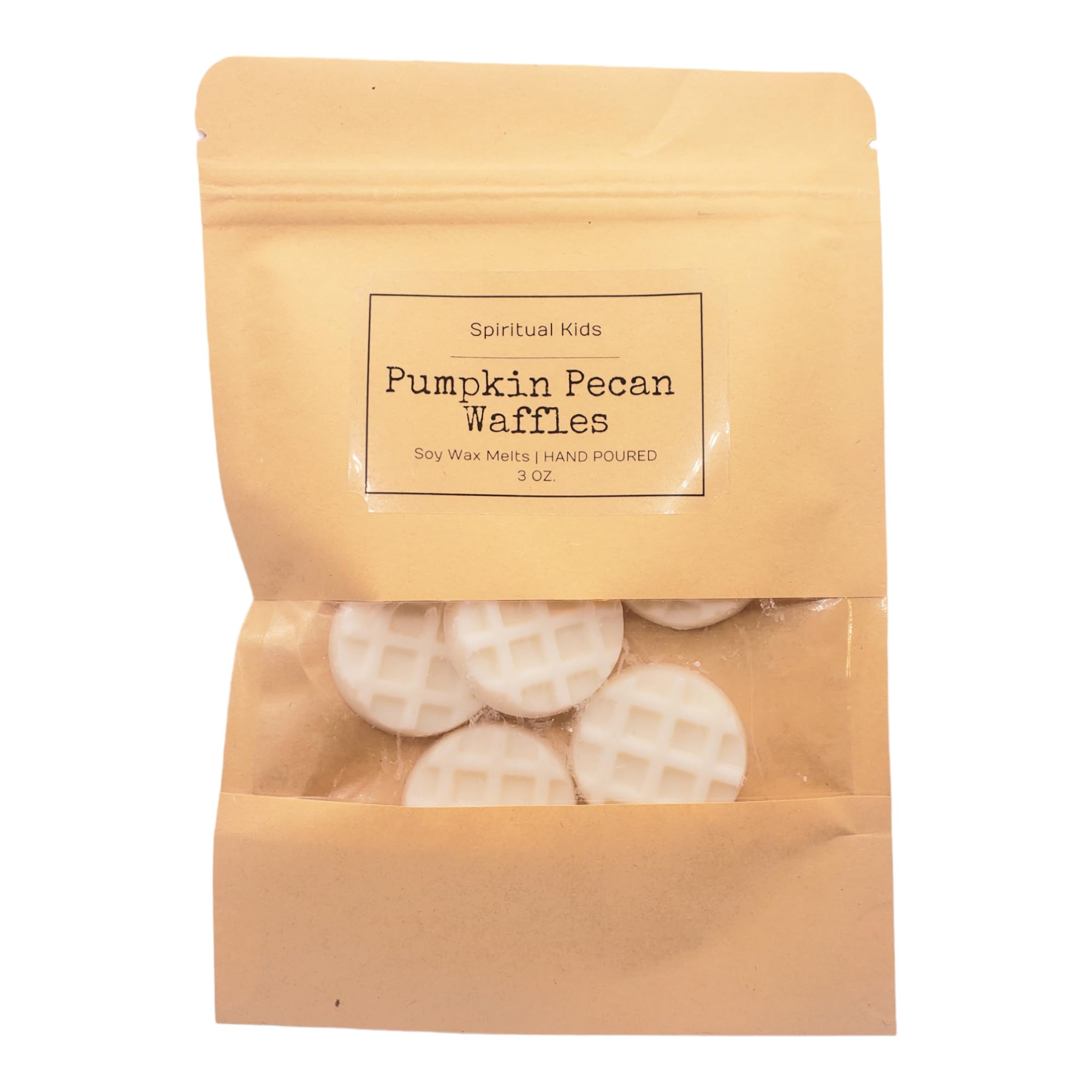 Pumpkin Pecan Waffles soy wax melts 10 waffle pieces 3oz
