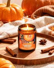 Cinnamon Apple fragrance candle AOOVOO set