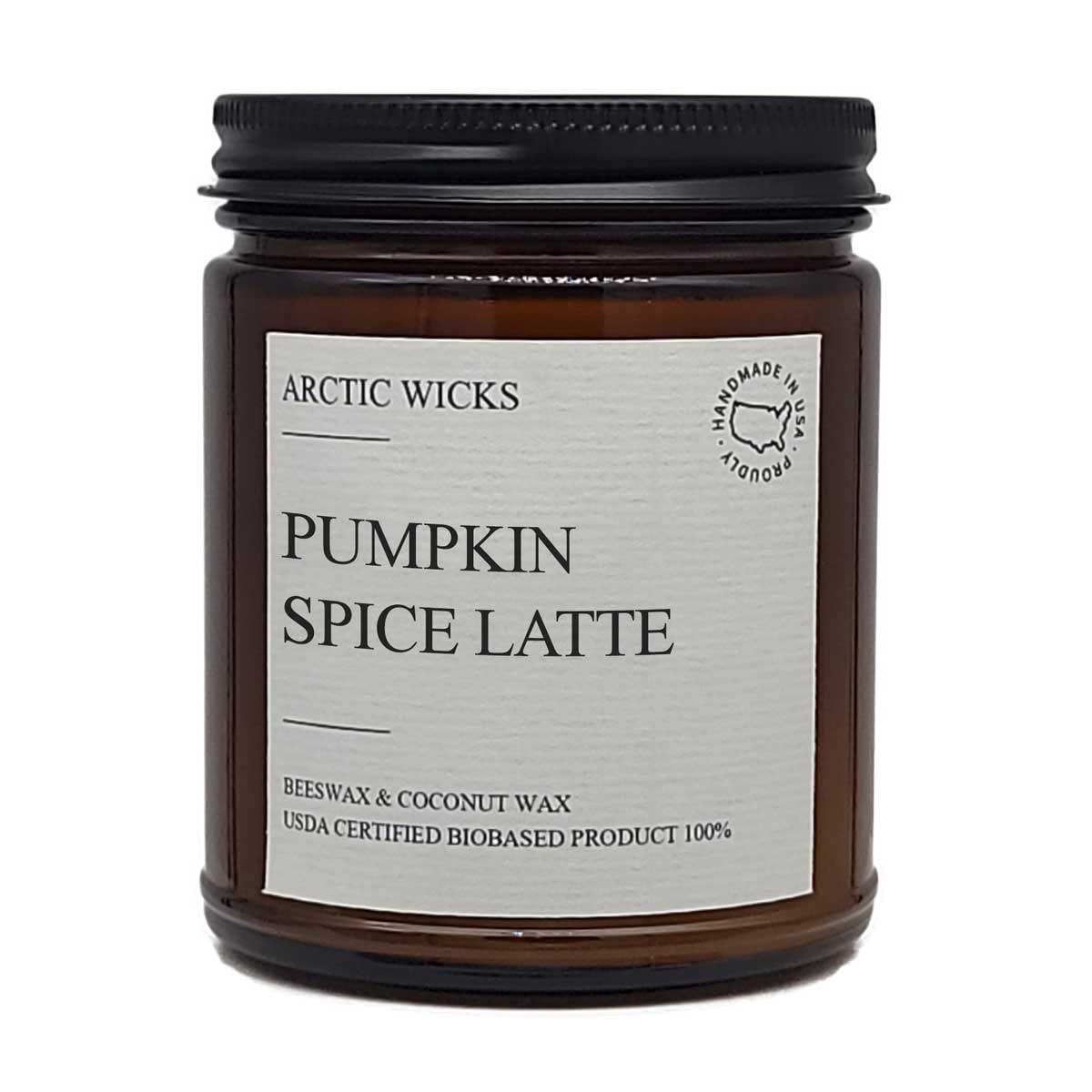 Pumpkin Spice Latte Candles gift-ready packaging and scent notes