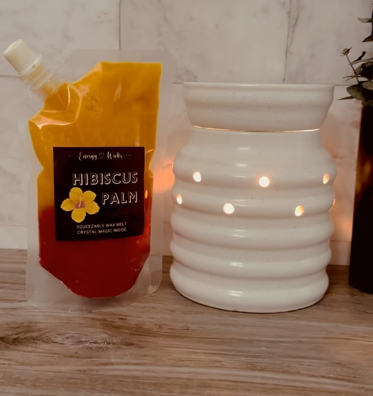 Dispense 4 oz wax melts in a melter for fragrance