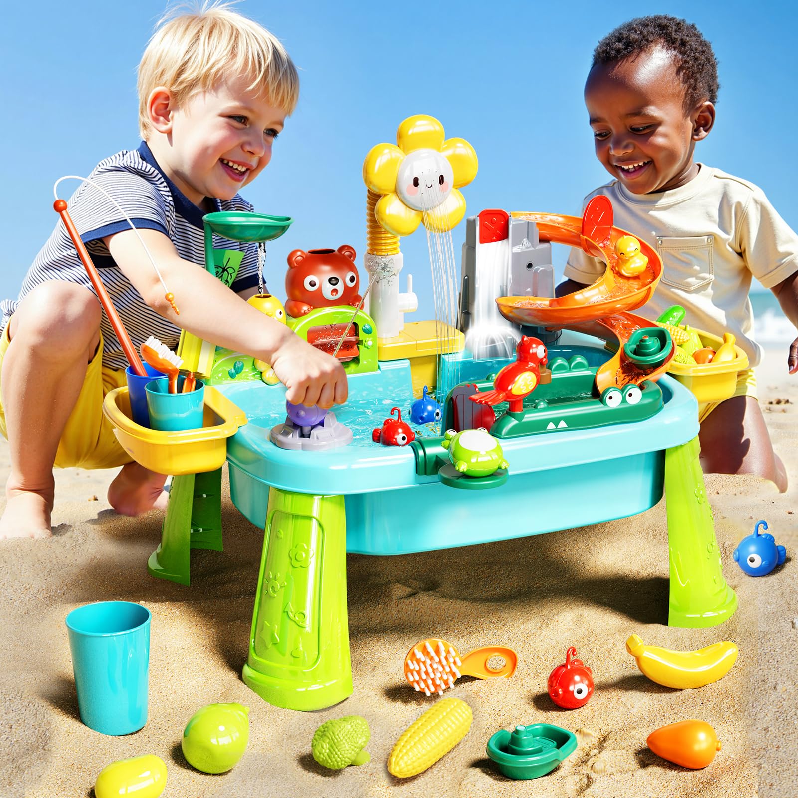 Pupu Pig Water Table holds 4.9 liters of water