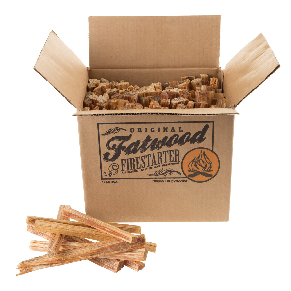 Pure Garden Fatwood Fire Starter Sticks 10lb Box product image