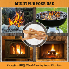 Easy to light Fatwood sticks for campfires and fireplaces image