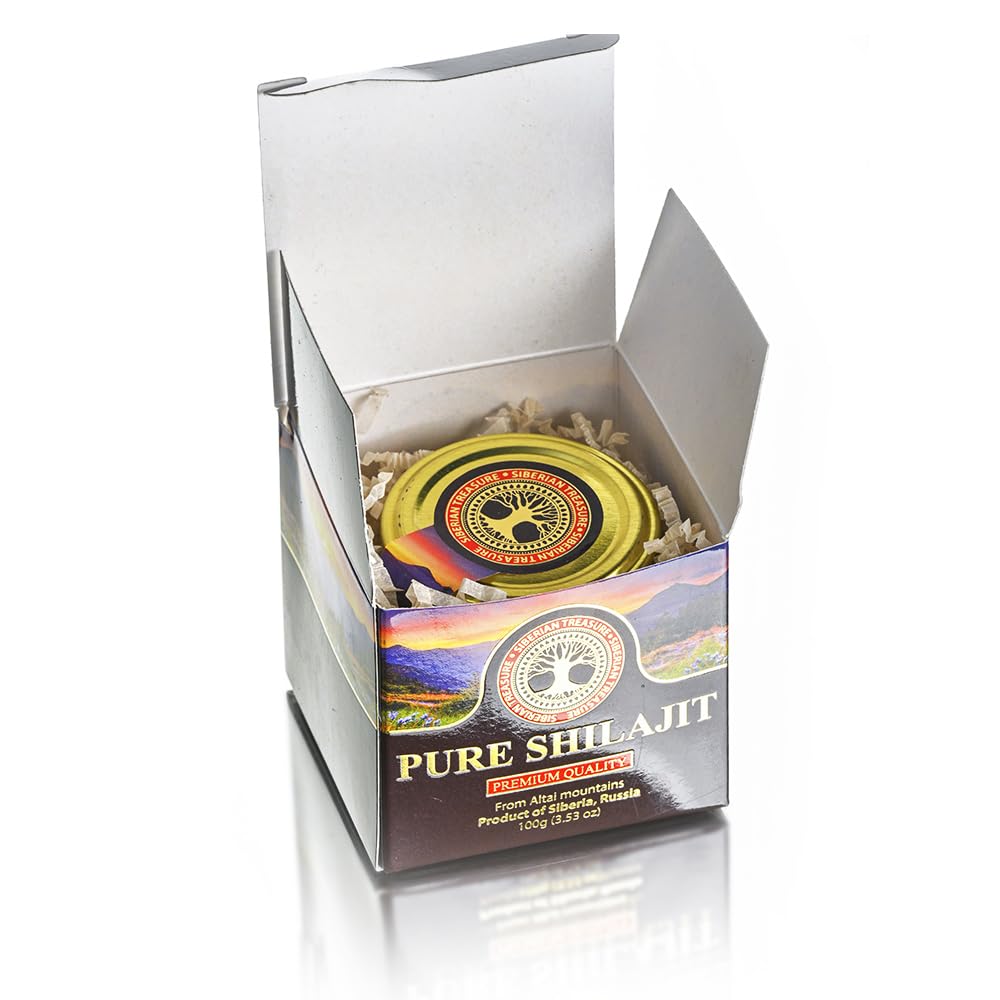 Pure Shilajit resin product from Siberia Altai region