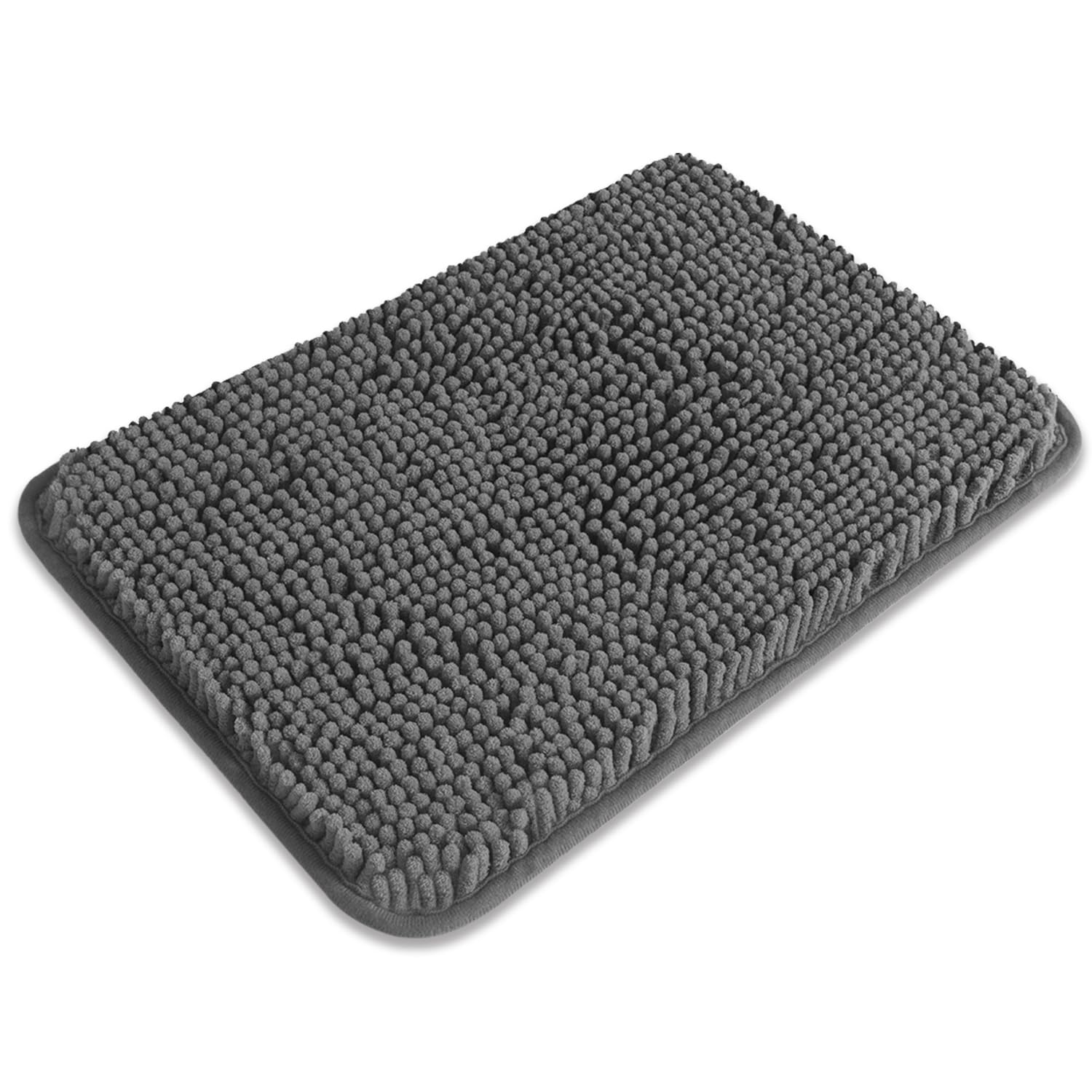 PureSwan small gray bath rug 12x18