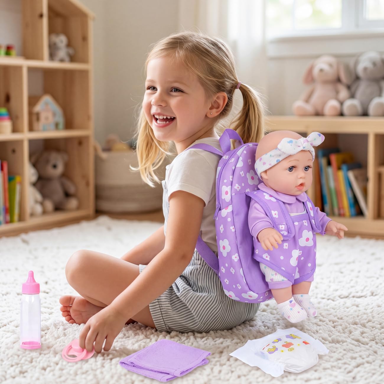 purple hanky for doll