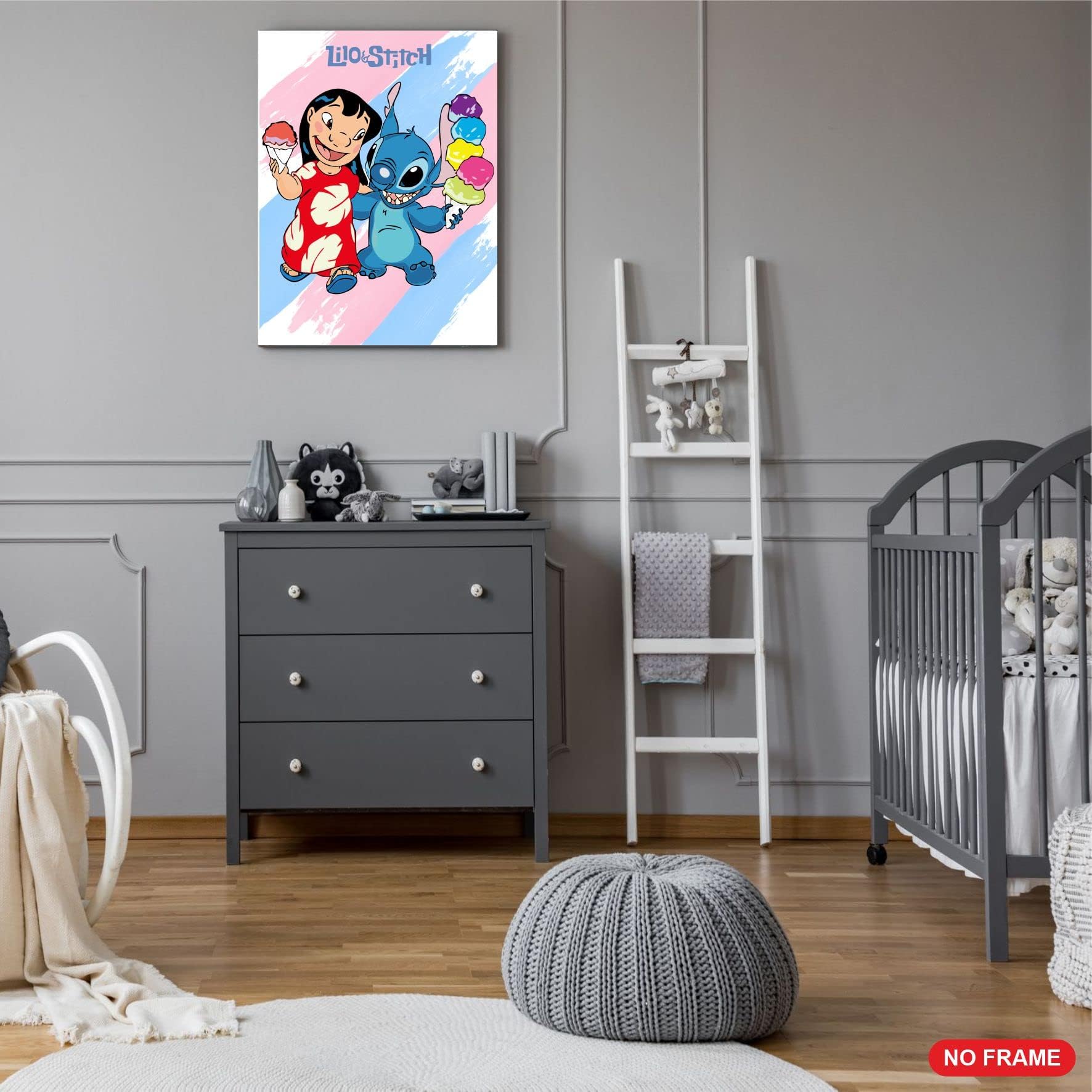 Unframed Lilo and Stitch wall art 8x10 posters