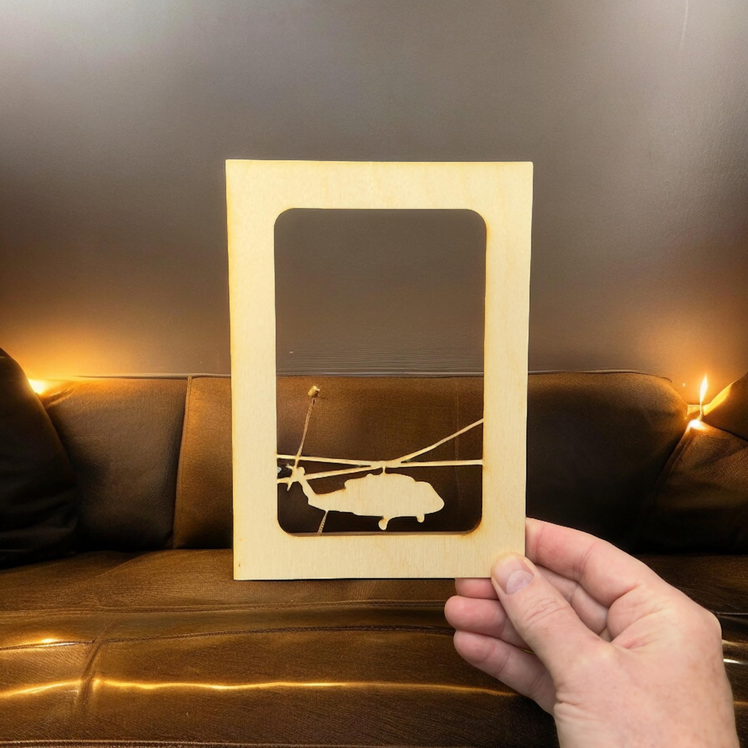 Push Tab frame compatible insert for 5X7 photo