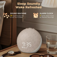 Putty sleep sounds device offering 25 calming options