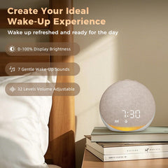 Putty Bluetooth speaker integrated into sleep clock