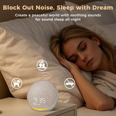 Putty white noise machine with auto-off timer