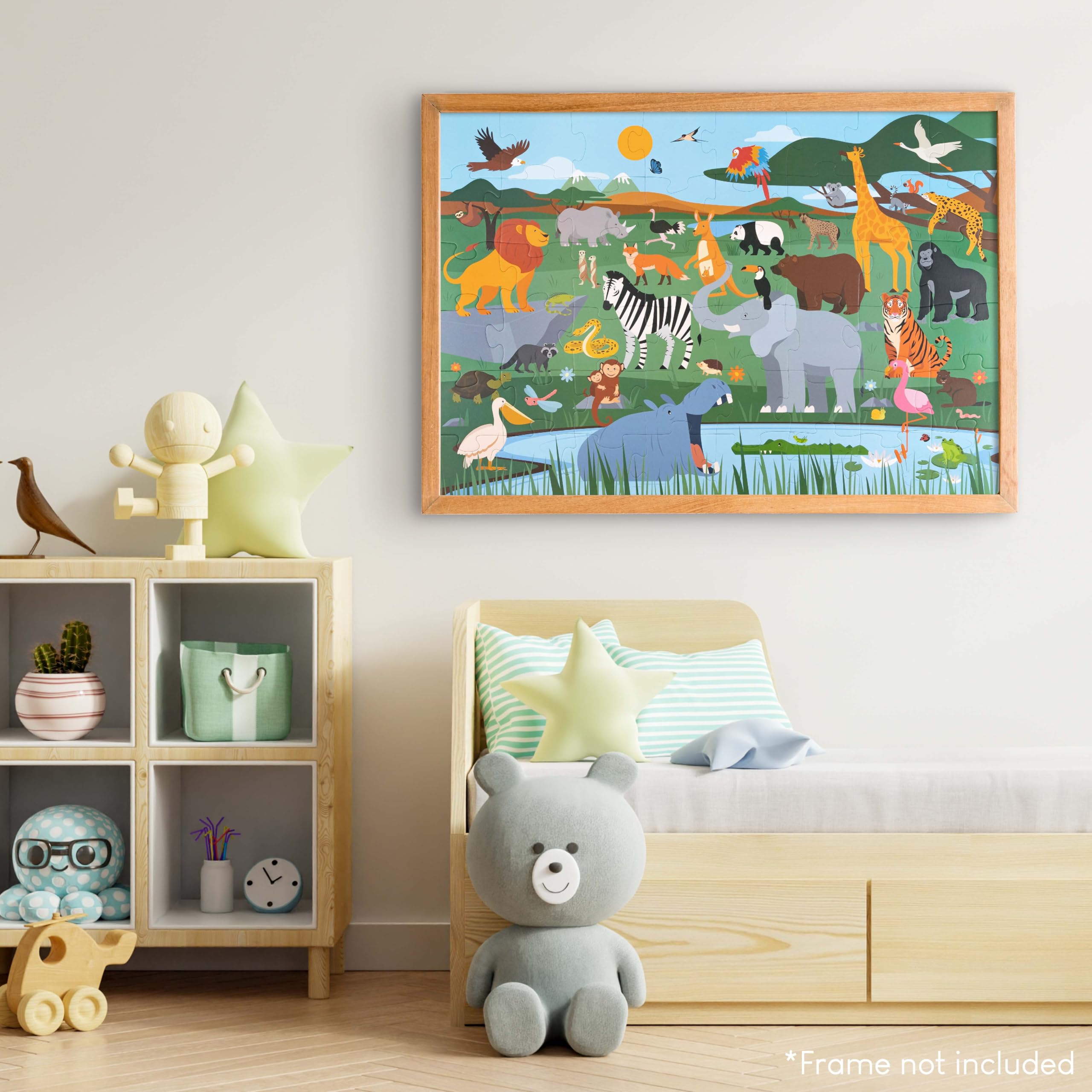 screen-free educational puzzle for family play