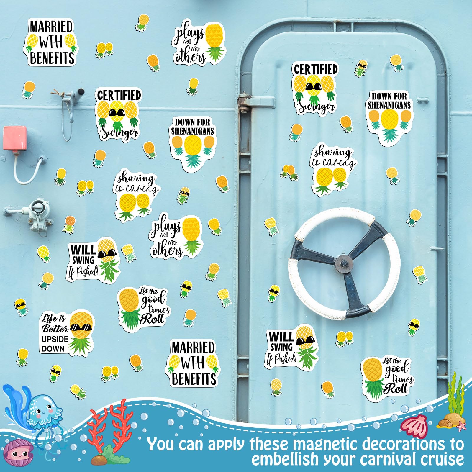 Versatile magnets for trucks fridges and doors