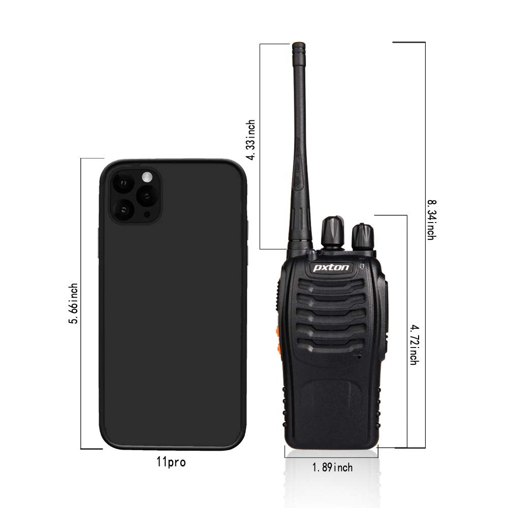 pxton battery pack and charger with walkie talkie