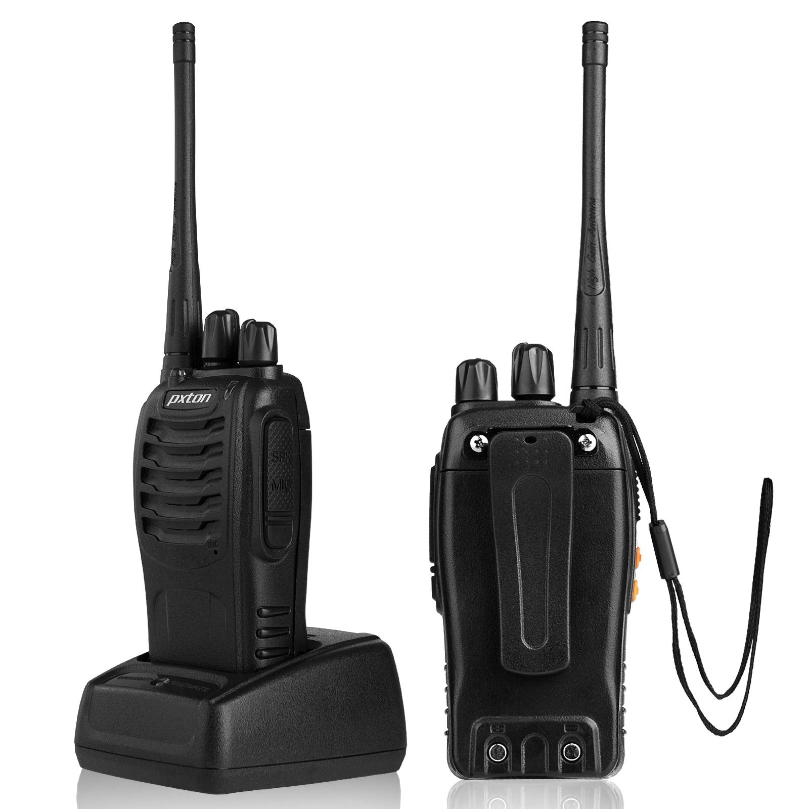 pxton belt clip and hand strap accessories for walkie talkies