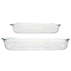 Pyrex 232 clear glass baking dish from set