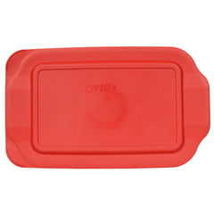 Two replacement lids for Pyrex 232-PC red 2-quart