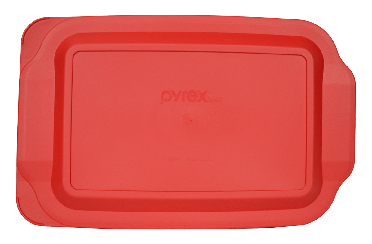 Pyrex 233-PC 3qt red replacement lid for a 9x13 rectangle dish