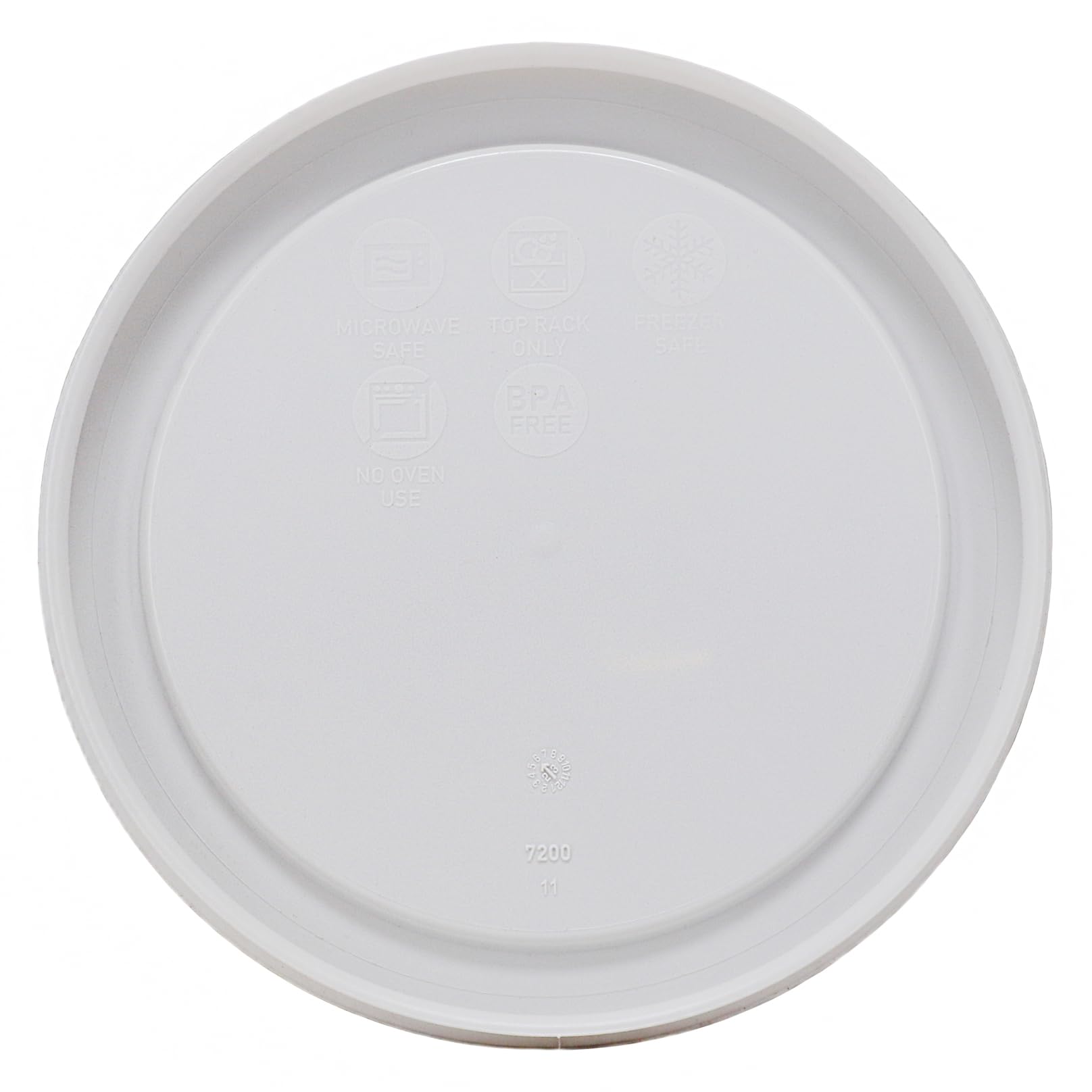 Pyrex 7200-PC 2-Cup white storage lid set