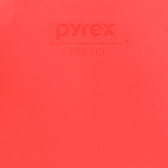 Lids for Pyrex 7200-PC 2-Cup Glass Bowl red pair