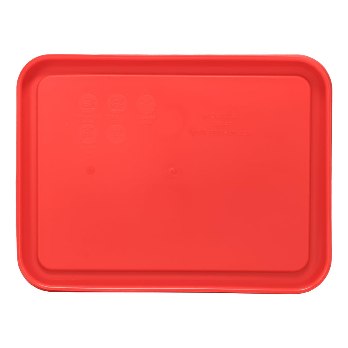 Pyrex 2-pack red replacement lids Made in USA