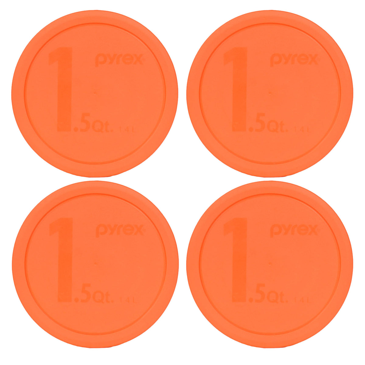 Pyrex 323-PC orange 1.5qt lid set for Pyrex 323 glass bowl