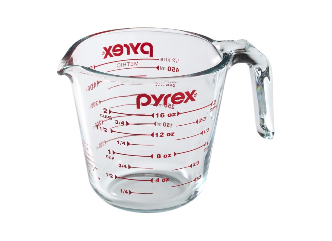 4.2in by 4.2in dimensions on measuring cup
