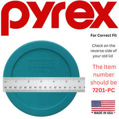 BPA-free turquoise lids for Pyrex 4 cup bowls top rack dishwasher safe