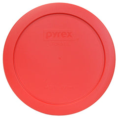 Four-pack red Pyrex lid for 4-Cup bowls