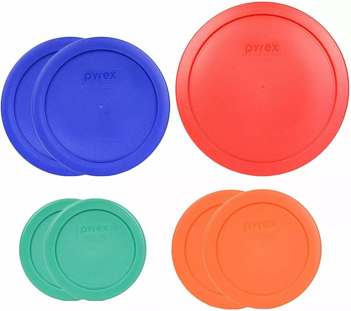 Green 1-Cup lid 7202-PC from Pyrex Mardi Gras set