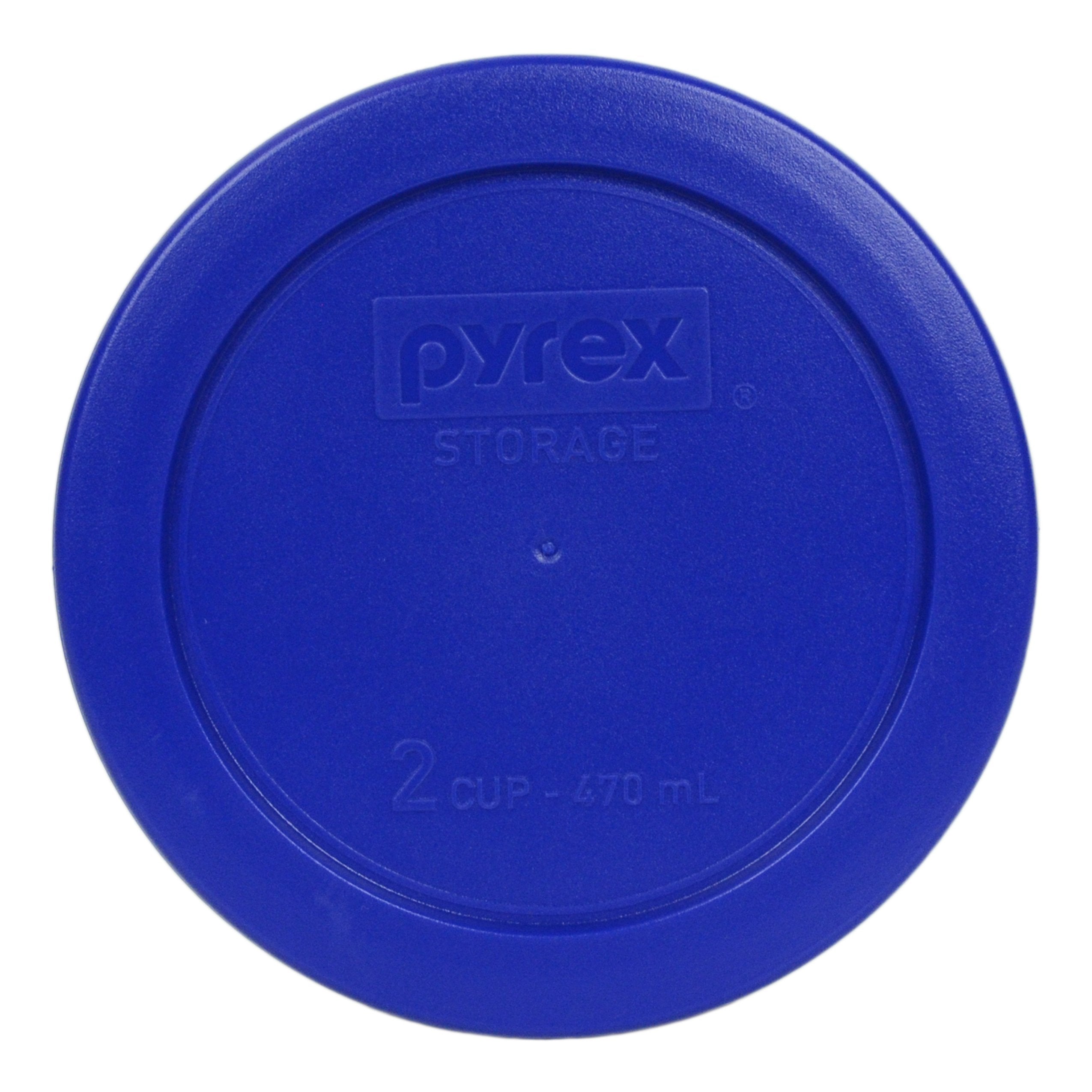 Cadet Blue BPA-Free lid pair for Pyrex 7200 2-Cup bowl