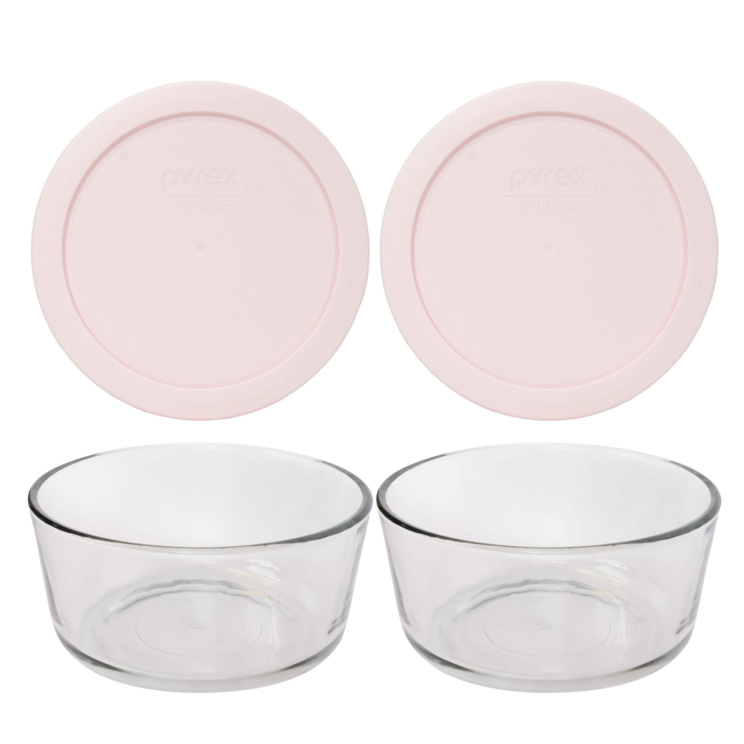 Pyrex 7201 4-Cup Glass Bowls set