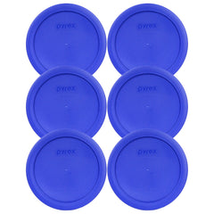 Pyrex 7201-PC 4-Cup Cadet Blue lid replacement set image 1
