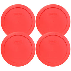 Pyrex 7201-PC 4-Cup red lid replacement set