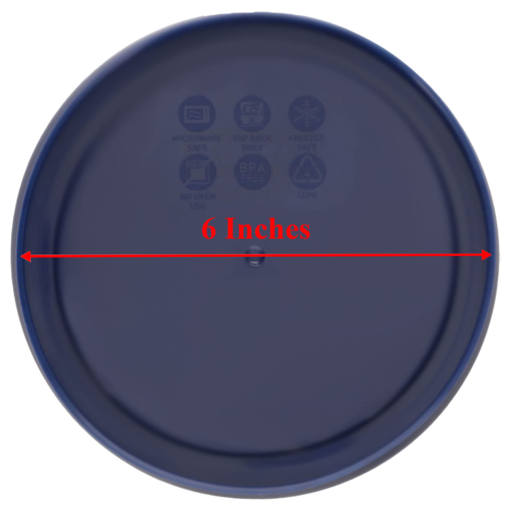 Replacement lid for Pyrex 7201-PC 4-Cup round dish