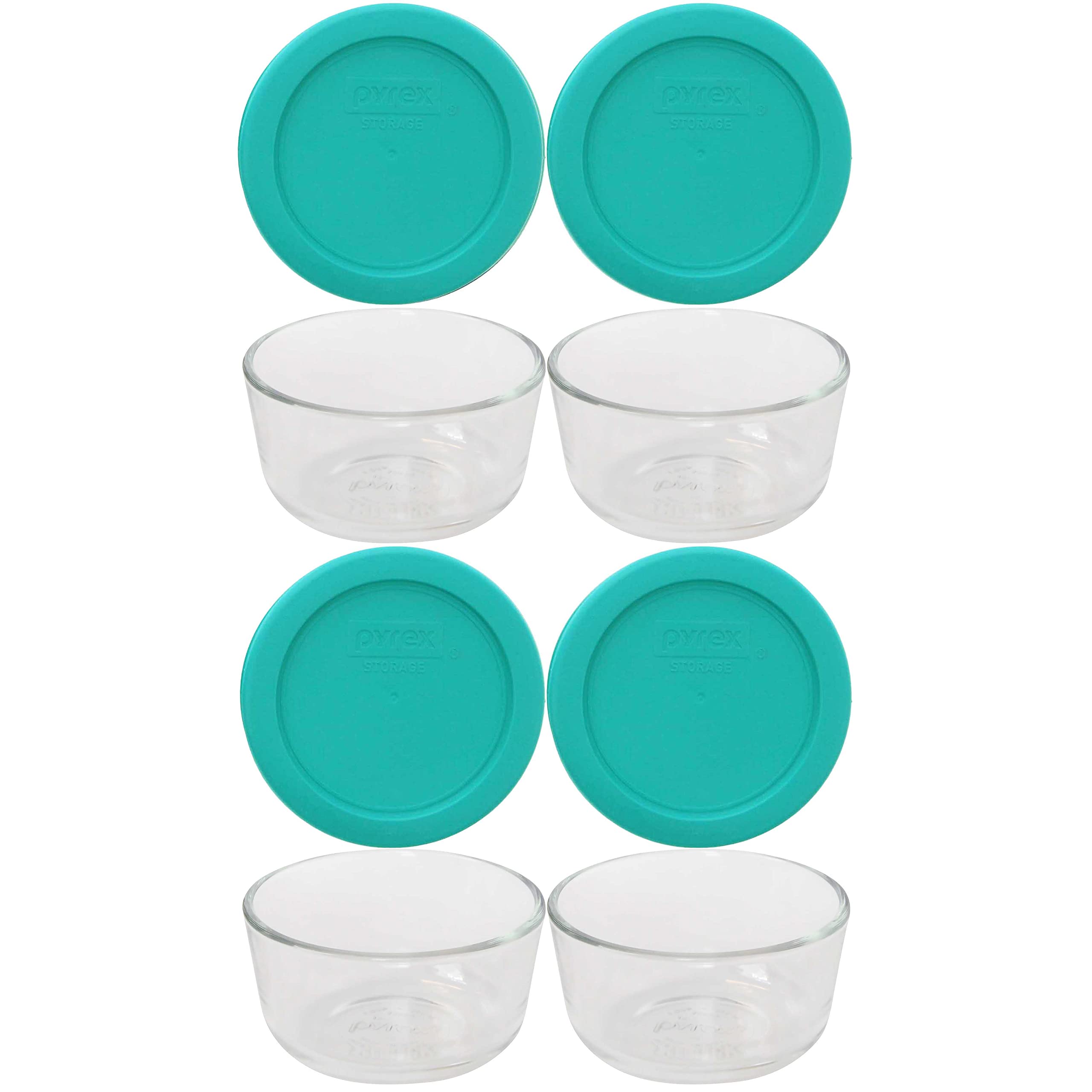 Pyrex 7202 1-Cup Glass Bowls image