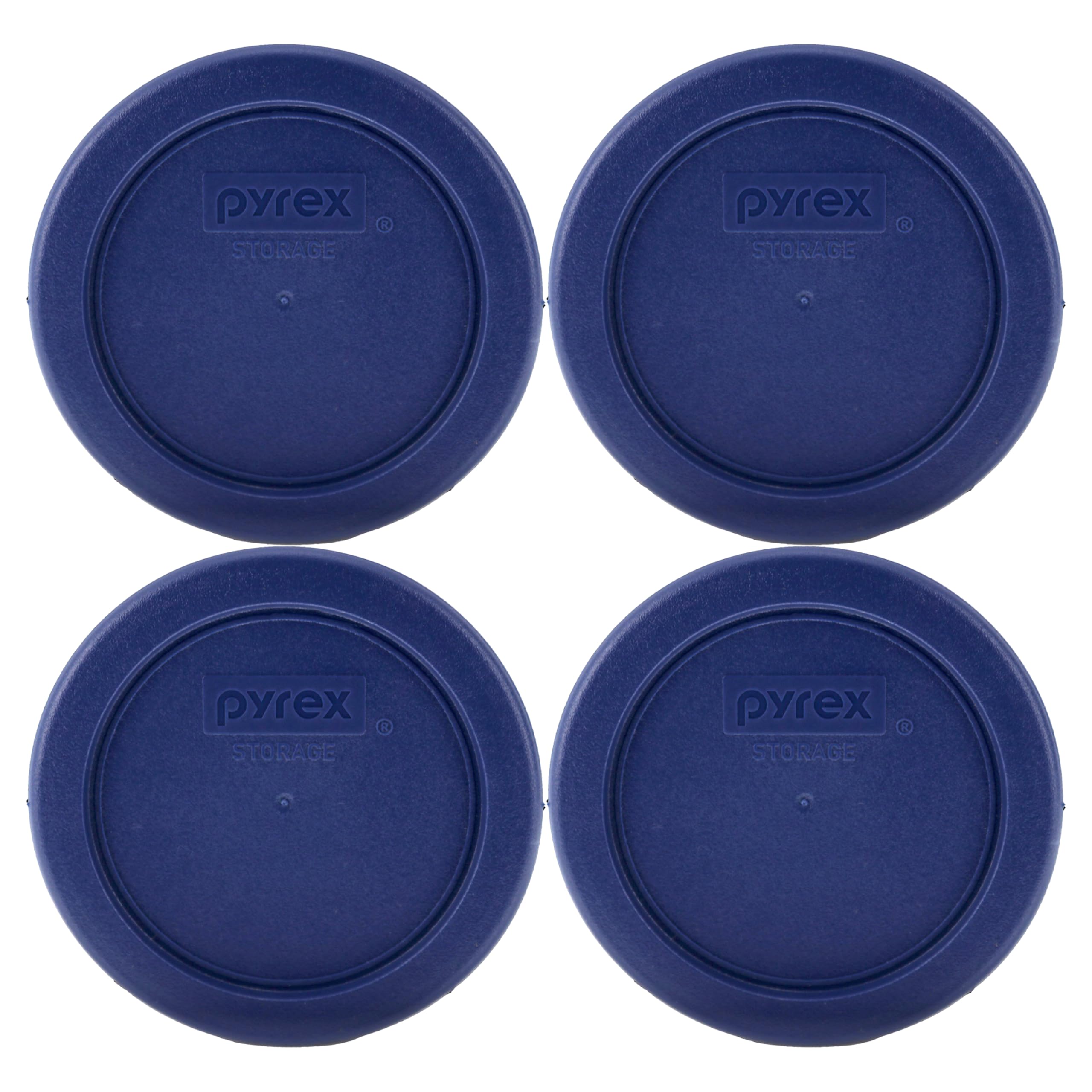 Pyrex 7202-PC 1-Cup dark blue replacement lid set