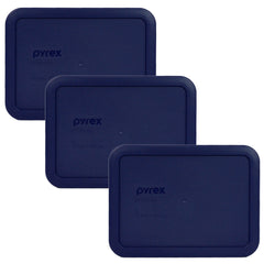 Pyrex 7210-PC 3-Cup Blue replacement lid set