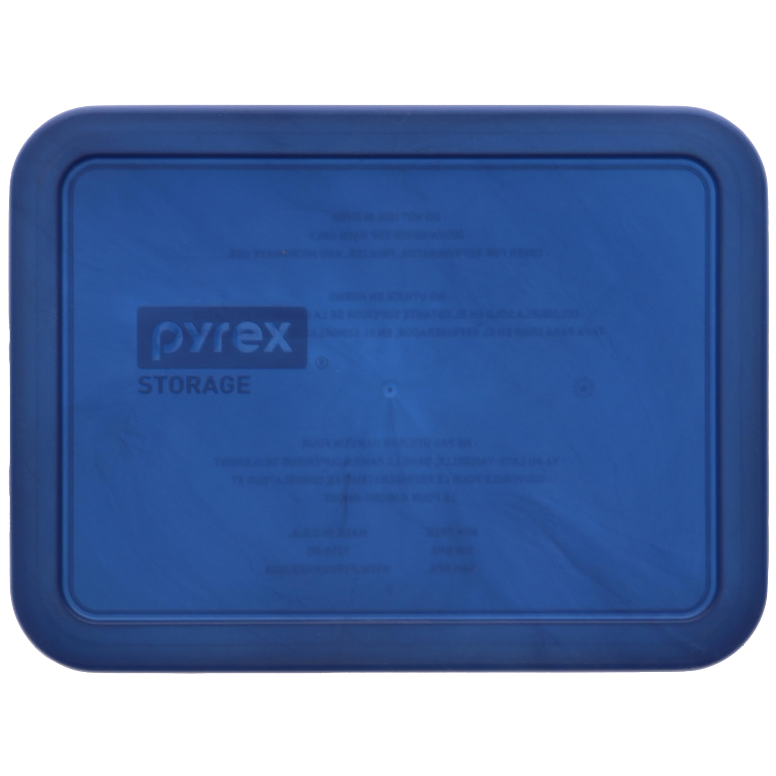 Pyrex 7210-PC 3-Cup translucent blue lid