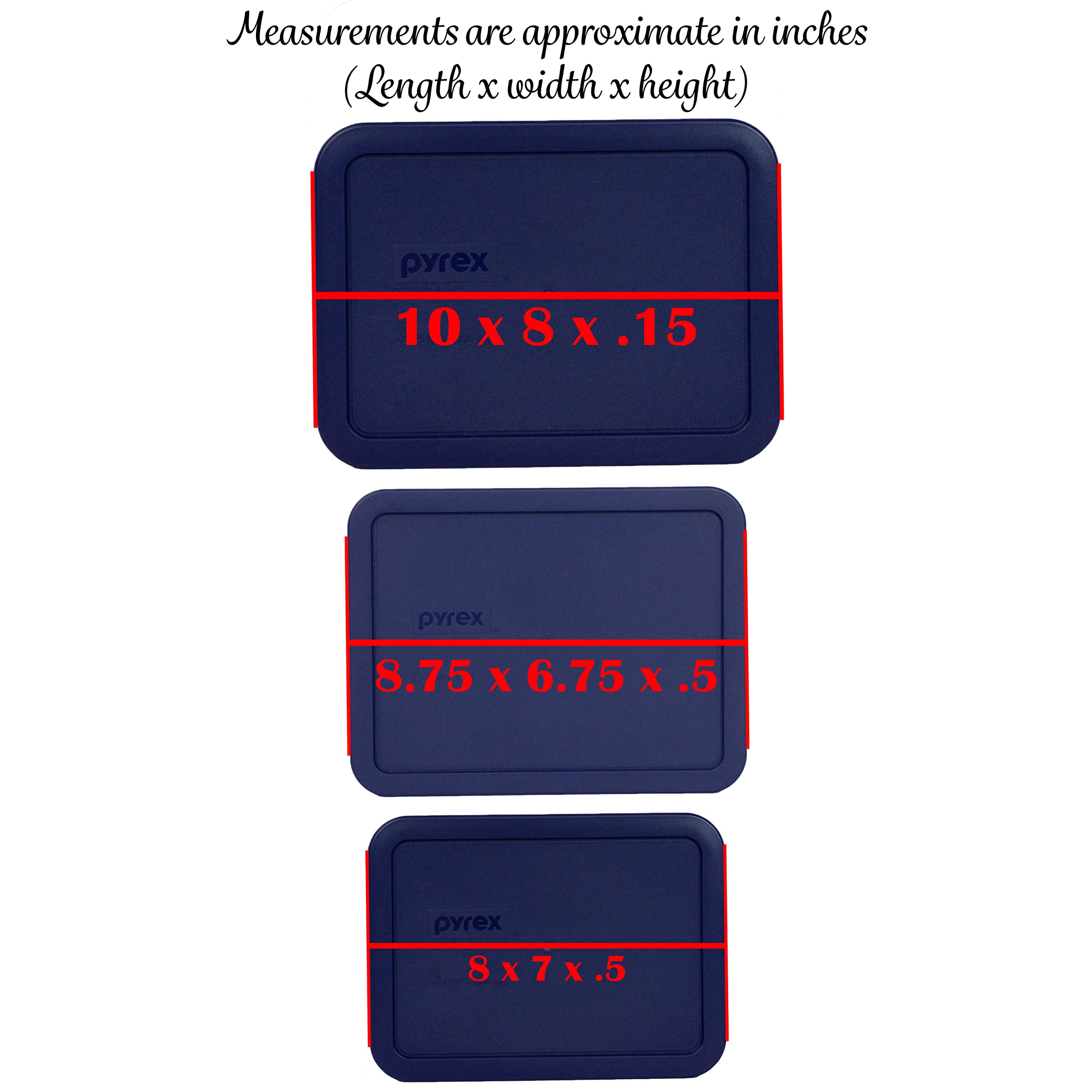 Pyrex 7211-PC 6-Cup blue lid