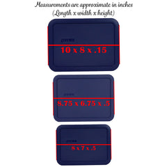 Pyrex 7211-PC 6-Cup blue lid