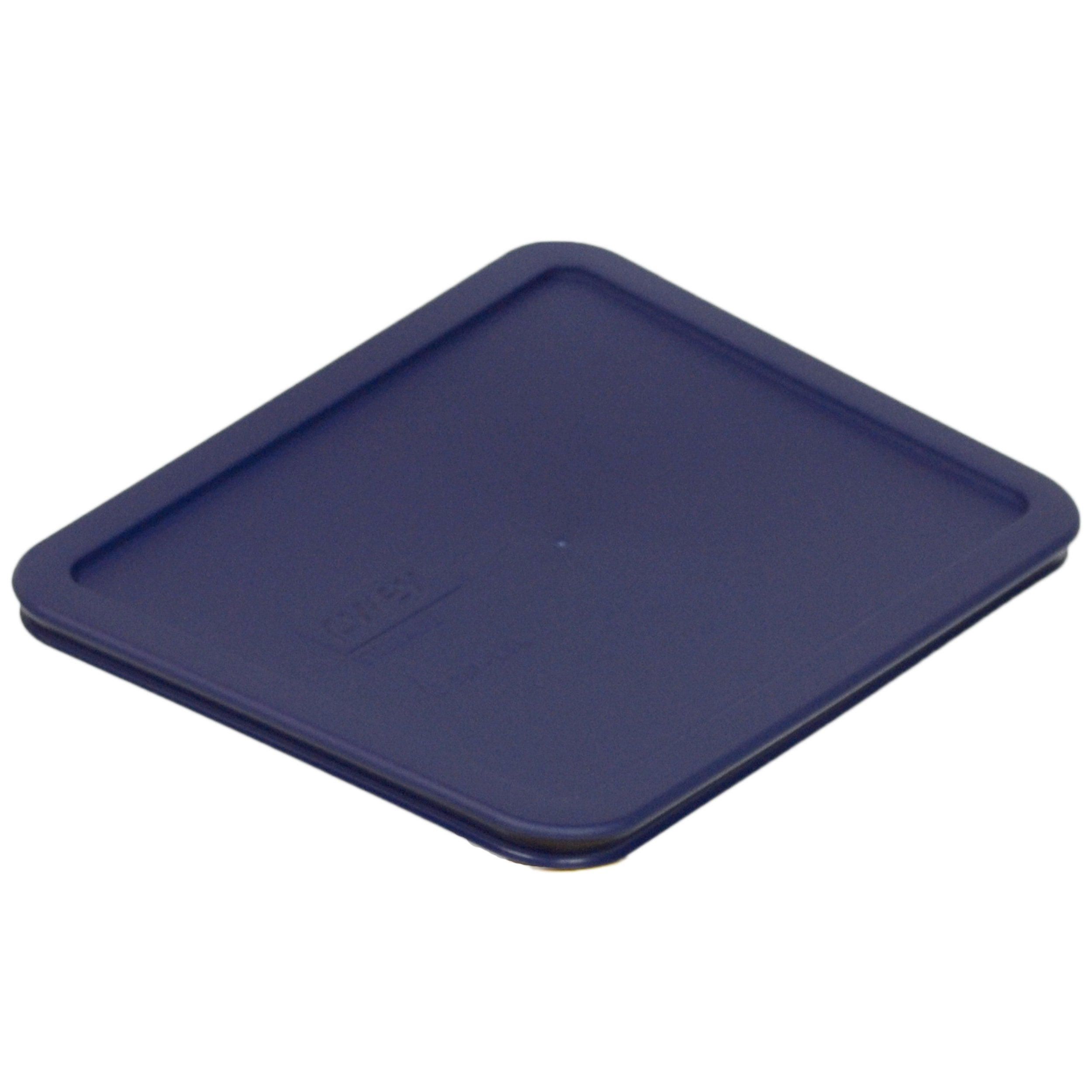 Set of four Pyrex 7211-PC blue lids for 6 cup containers